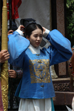 《女医明妃传》横店影视城开放媒体探班,影视