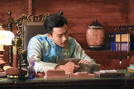 《抓住彩虹的男人》横店热拍刘恺威与猫的故事,影视