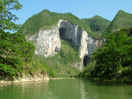 《苗山花》在贵州安顺紫云县旅游区格凸河取景,影视