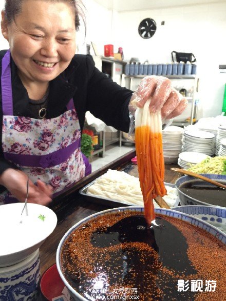 七女秀陕西户县秦镇面皮美食 咥遍关中20150417期,影视