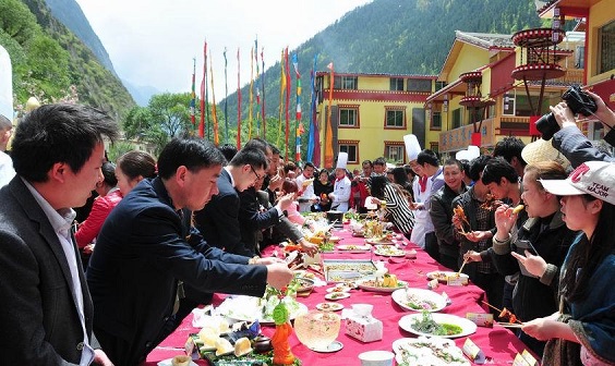 九寨沟美食制作大赛 草地 郭元 双河 保华四镇,影视