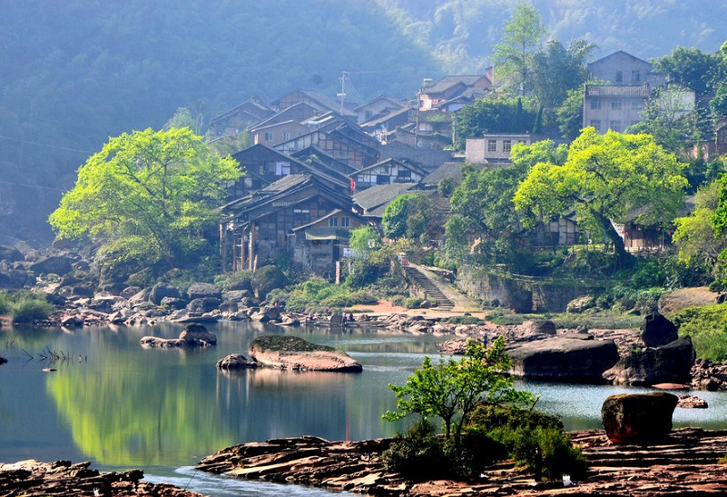 电影《国酒》外景拍摄地-贵州赤水大同古镇,影视