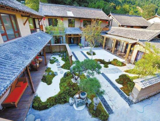 商洛终南山阳坡院子山乡民宿：柞水牛背梁国家森林公园阳坡院子山乡,影视