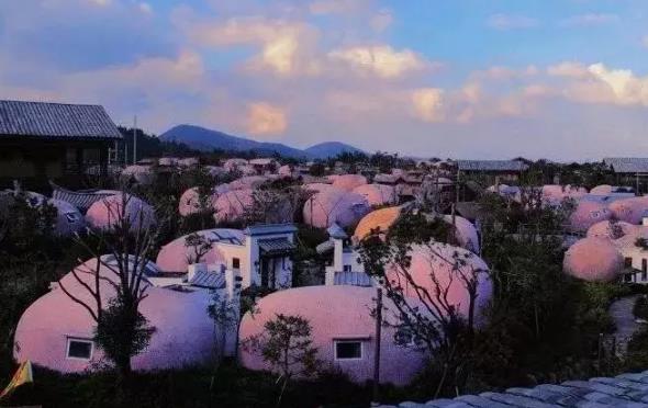 永泰云顶蛋屋民宿：福州永泰县民宿青云山云顶景区蛋屋民宿,影视