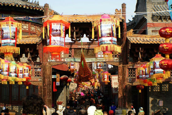 春节旅游 山东博周村最具年味的古商城,影视