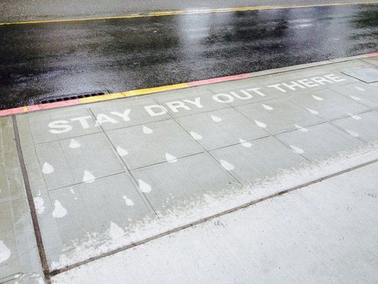 西雅图神奇的街道 只在雨天出现的艺术作品,影视