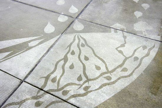 西雅图神奇的街道 只在雨天出现的艺术作品,影视