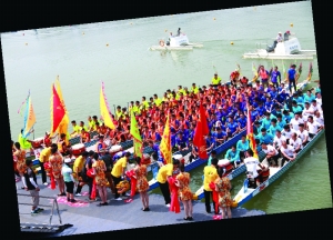 2015中华龙舟大赛(鄱阳站)鄱阳湖湿地公园举行,影视