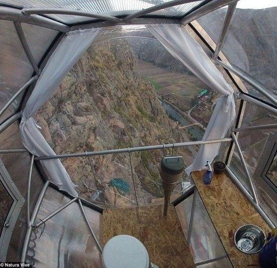 世界上最可怕的宾馆 秘鲁建在悬崖绝壁的宾馆,影视