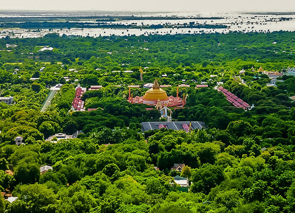 缅甸曼德勒:西达古国际佛学院 哲达汶佛塔,影视
