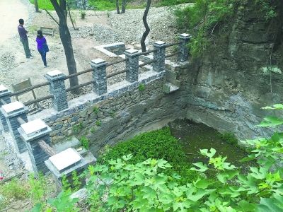 北京百望山森林公园蓄水池 100多年前的人工水系,影视