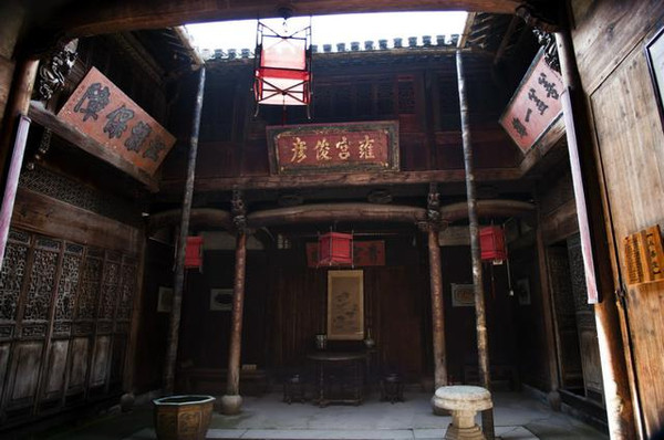 徽州古村落 木梨硔 呈坎 唐模 龙川 南屏 呈坎,影视