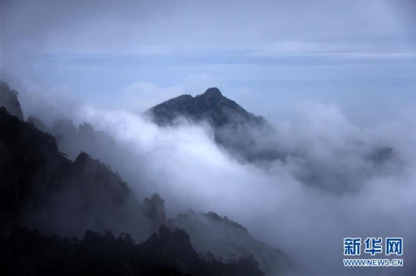 安徽黄山云海宛如仙境,影视