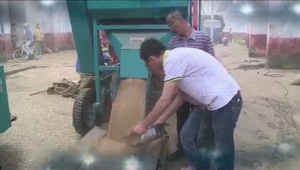 我爱发明小麦清选战 安徽阜阳曹云飞粮食清选机