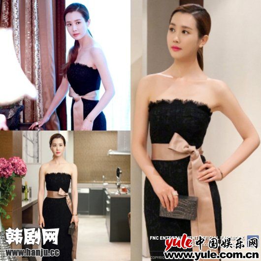 李多海腰瘦到丝带快hold不住 一身名牌展现名媛气势