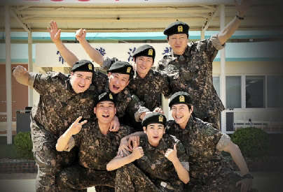 韩版《真正的男人》剧照。