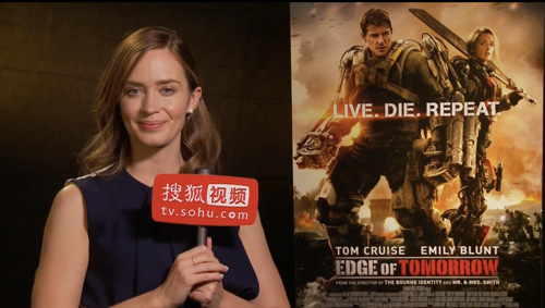 搜狐娱乐来到本片制作方华纳兄弟的工作室中，对片中的女战神艾米莉进行了专访。