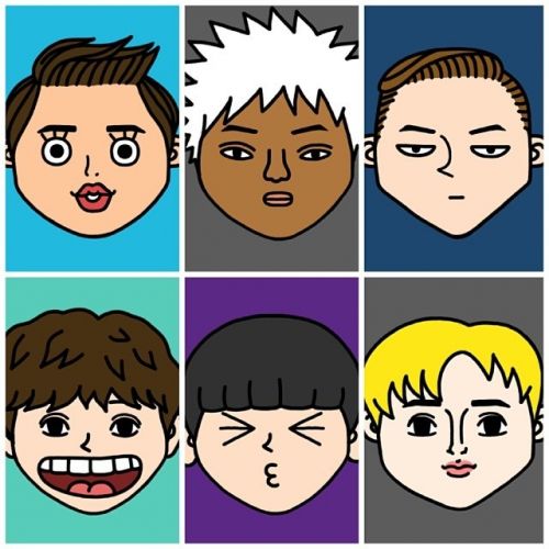 EXO-K卡通脸