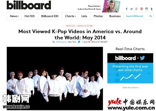 EXO《上瘾》荣升‘5月全球浏览量最多的K-pop MV’冠军