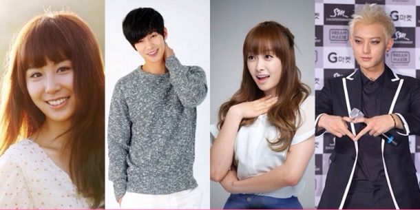 张力尹、宋载林、f(X)Victoria和EXO TAO