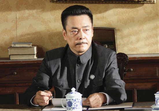 刘波在剧中饰演特务头子徐显文