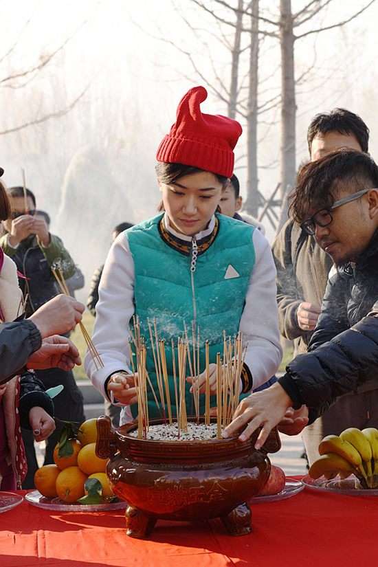 司珂华参加《煮妇的幸福生活》开机仪式