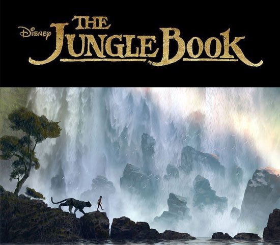 迪士尼版《森林王子》发布视觉概念图和片名“The Jungle Book”的Logo