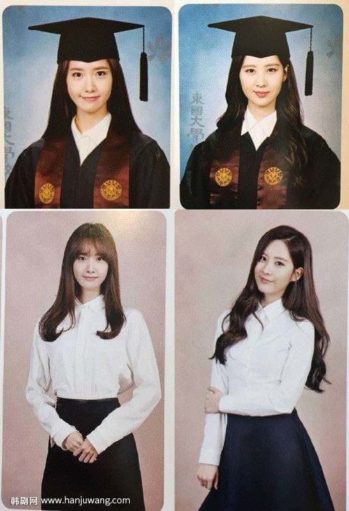 少女时代润娥徐玄学士帽学士服毕业照,影视