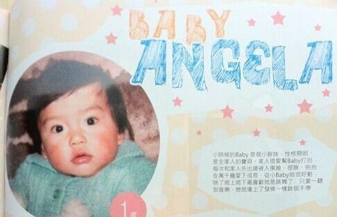 Angelababy童年照曝光cx