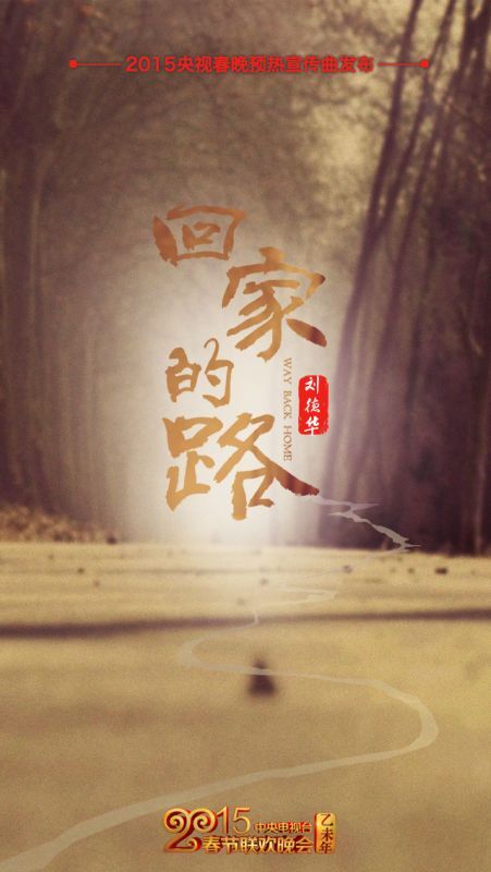 回家的路歌词 刘德华演唱 2015央视春晚主题曲,影视