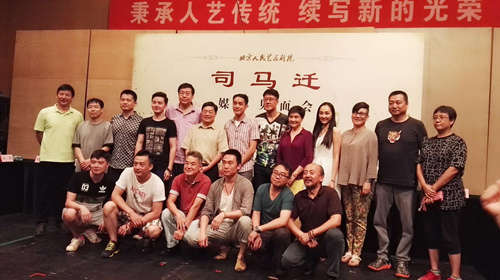 冯远征梁丹妮夫妻主演的话剧司马迁,影视